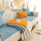Non-Slip Sectional Couch Cover with Lace, Furniture Protector for Dogs, Pets, and Kids III - Ornate Home