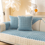 Non-Slip Sectional Couch Cover with Lace, Furniture Protector for Dogs, Pets, and Kids III - Ornate Home