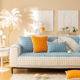Non-Slip Sectional Couch Cover with Lace, Furniture Protector for Dogs, Pets, and Kids III - Ornate Home