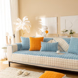 Non-Slip Sectional Couch Cover with Lace, Furniture Protector for Dogs, Pets, and Kids III - Ornate Home