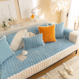Non-Slip Sectional Couch Cover with Lace, Furniture Protector for Dogs, Pets, and Kids III - Ornate Home