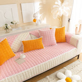 Non-Slip Sectional Couch Cover with Lace, Furniture Protector for Dogs, Pets, and Kids III - Ornate Home