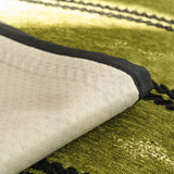 Non-Slip Sofa Cover with Thick Chenille Texture Woven Stripe Couch Protector Throw - Ornate Home
