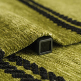 Non-Slip Sofa Cover with Thick Chenille Texture Woven Stripe Couch Protector Throw - Ornate Home