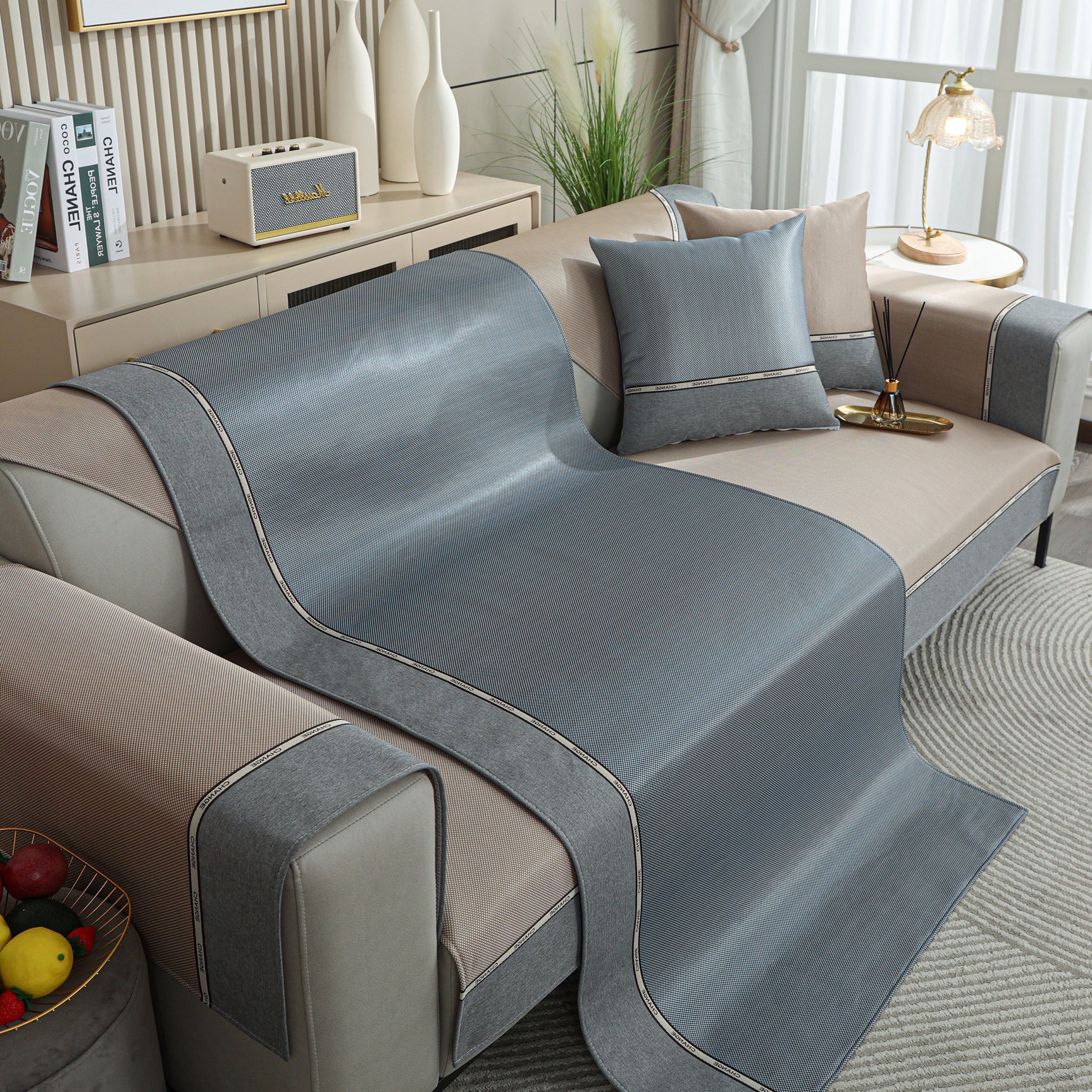 Non-Slip Sofa Towel, Custom Couch Covers for Dogs, Sofa Cover Furniture Protector for Kids and Pets - Ornate Home