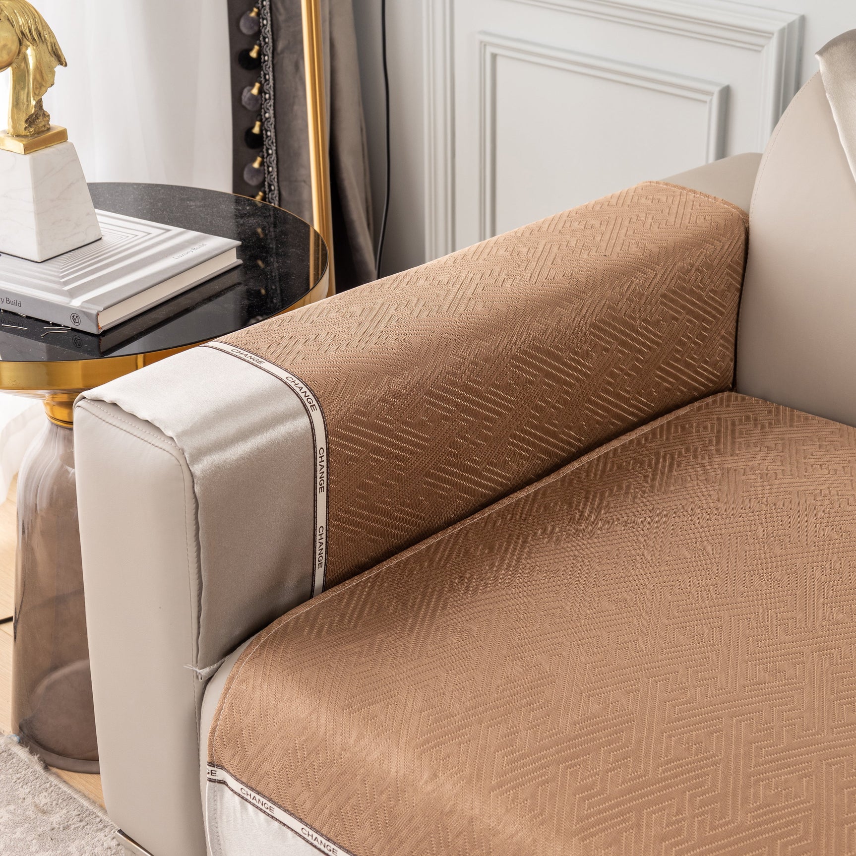 Non-Slip Universal Sofa Covers for Sectional Couch and Couch Cushions - Sofa Slipcovers for Dogs and Pets - Ornate Home