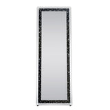 Noor Mirrored & Faux GemStones Accent Mirror (Floor) - Ornate Home