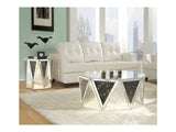 Noor Mirrored & Faux GemStones Coffee Table - Ornate Home