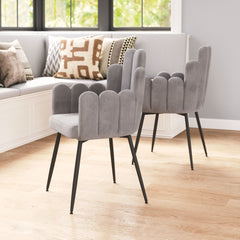 Noosa Gray Dining Chair (Set of 2) - Ornate Home