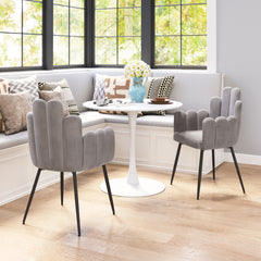 Noosa Gray Dining Chair (Set of 2) - Ornate Home