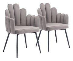 Noosa Gray Dining Chair (Set of 2) - Ornate Home