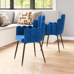 Noosa Navy Blue Dining Chair (Set of 2) - Ornate Home