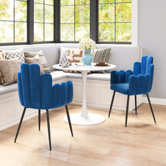 Noosa Navy Blue Dining Chair (Set of 2) - Ornate Home