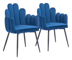 Noosa Navy Blue Dining Chair (Set of 2) - Ornate Home