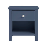 Nora Blue 1-Drawer Nightstand