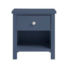 Nora Blue 1-Drawer Nightstand - Ornate Home