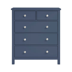 Nora Blue 5-Drawer Chest - Ornate Home