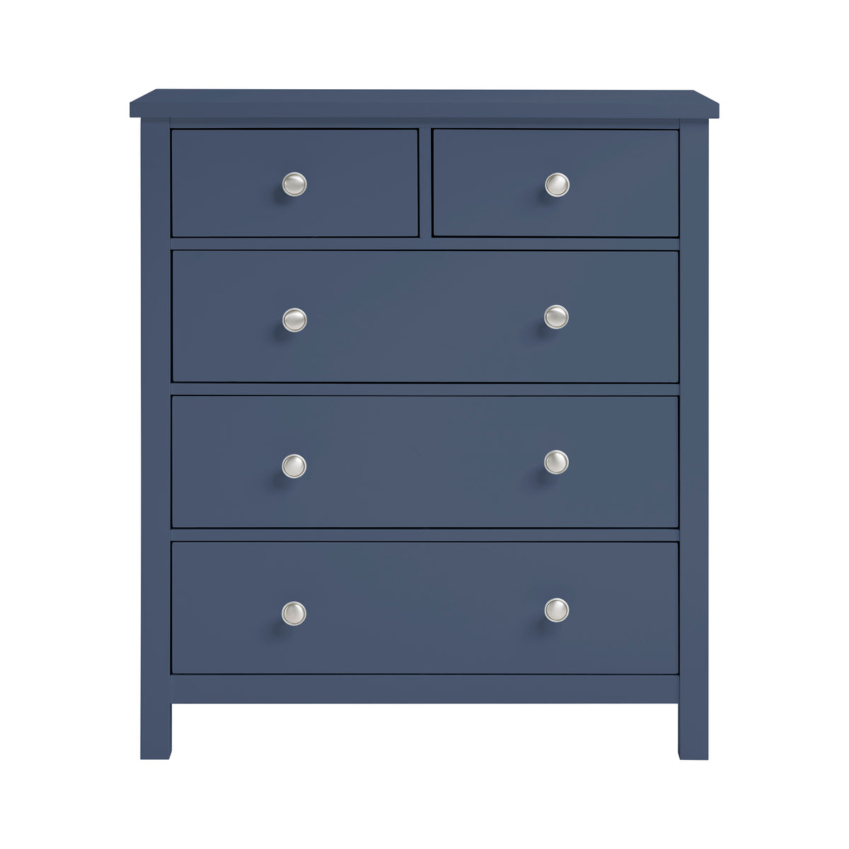 Nora Blue 5-Drawer Chest - Ornate Home