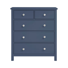 Nora Blue 5-Drawer Chest - Ornate Home