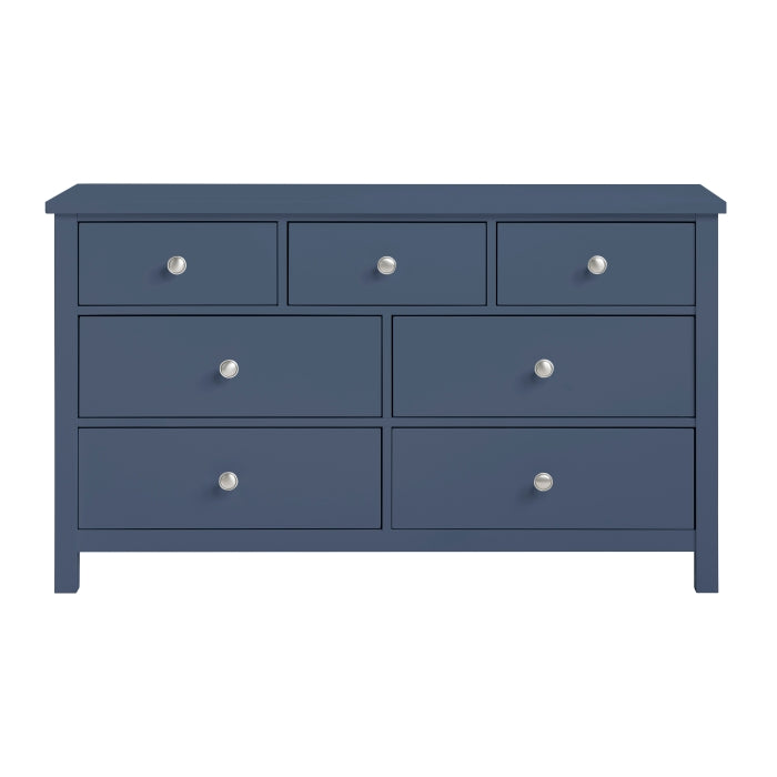 Nora Blue 7-Drawer Dresser - Ornate Home