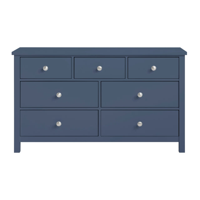 Nora Blue 7-Drawer Dresser - Ornate Home