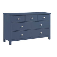 Nora Blue 7-Drawer Dresser - Ornate Home