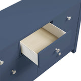Nora Blue 7-Drawer Dresser - Ornate Home
