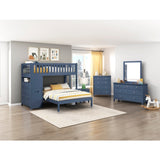 Nora Blue 7-Drawer Dresser - Ornate Home