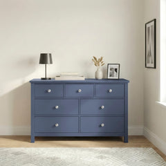 Nora Blue 7-Drawer Dresser - Ornate Home