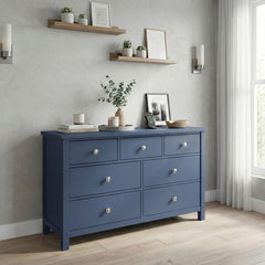 Nora Blue 7-Drawer Dresser - Ornate Home
