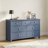 Nora Blue 7-Drawer Dresser - Ornate Home