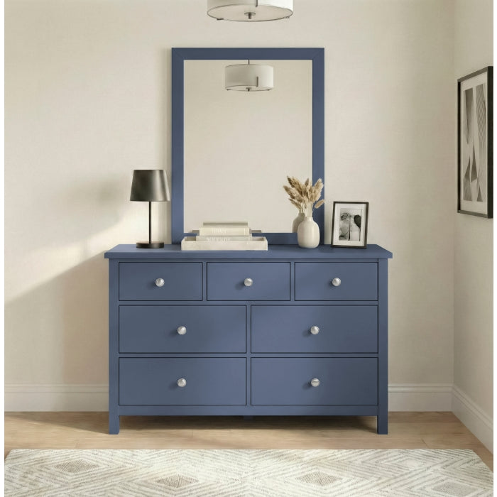 Nora Blue 7-Drawer Dresser - Ornate Home