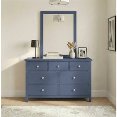 Nora Blue 7-Drawer Dresser - Ornate Home