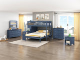 Nora Blue 7-Drawer Dresser - Ornate Home
