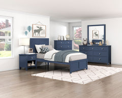 Nora Blue 7-Drawer Dresser - Ornate Home