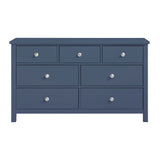 Nora Blue 7-Drawer Dresser - Ornate Home