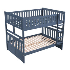 Nora Blue Full Bunk Bed - Ornate Home