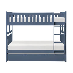 Nora Blue Full Bunk Bed - Ornate Home
