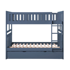 Nora Blue Full Bunk Bed - Ornate Home