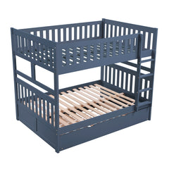 Nora Blue Full Bunk Bed - Ornate Home