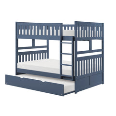 Nora Blue Full Bunk Bed - Ornate Home