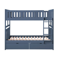 Nora Blue Full Bunk Bed - Ornate Home
