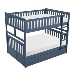 Nora Blue Full Bunk Bed - Ornate Home