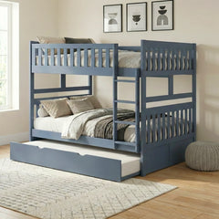 Nora Blue Full Bunk Bed - Ornate Home