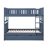 Nora Blue Full Bunk Bed - Ornate Home