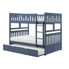 Nora Blue Full Bunk Bed - Ornate Home