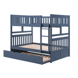 Nora Blue Full Bunk Bed - Ornate Home