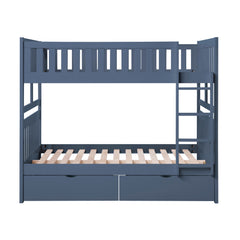 Nora Blue Full Bunk Bed - Ornate Home