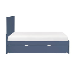 Nora Blue Full Platform Bed - Ornate Home