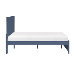 Nora Blue Full Platform Bed - Ornate Home